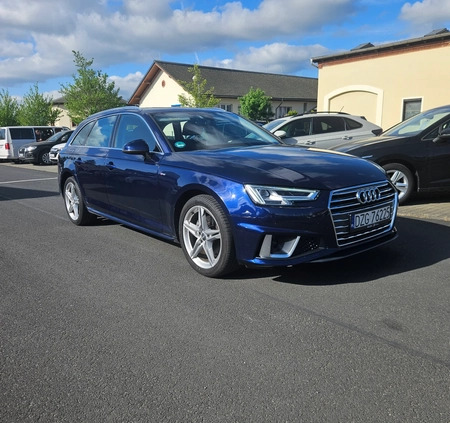 Audi A4 cena 99999 przebieg: 37100, rok produkcji 2019 z Bogatynia małe 56